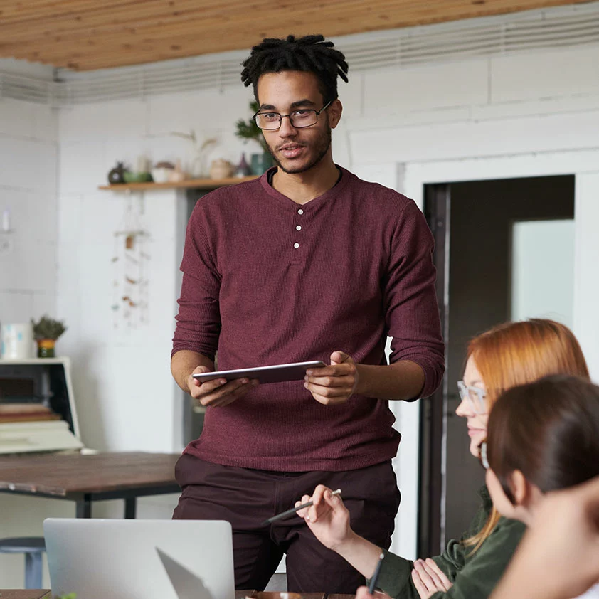 Man Giving Presentation